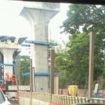 1st Precast Segment Launched for Nagpur Metro Project