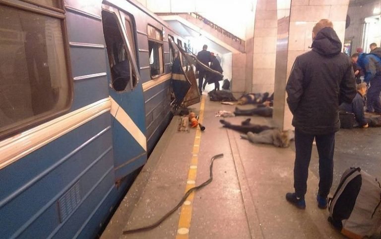 Explosion in St Petersburg Metro in Russia, 10 killed and 50 injured