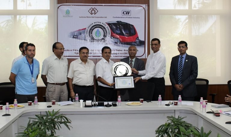 Lucknow Metro | IGBC awards platinum certificates to all eight LMRC stations