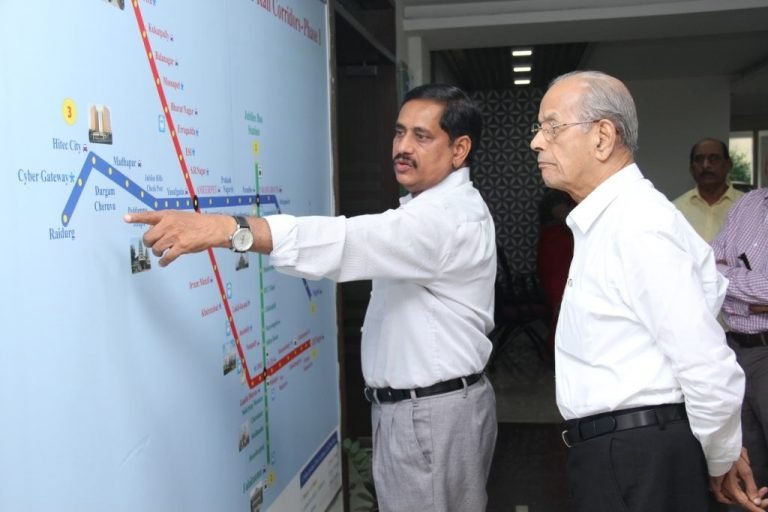 Hyderabad Metro | Metroman Sreedharan shows pleasure with metro rail project works