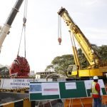 Lowering of TBM Cutter Head at Vidya Nagari site of Mumbai Metro 3