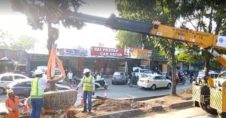 Pune Metro | Maha Metro adopts a new version to save trees by transplantation