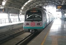 Delhi Metro | DMRC starts trial of metro train in Mundka-Bahadurgarh corridor Mundka-Bahadurgarh Corridor
