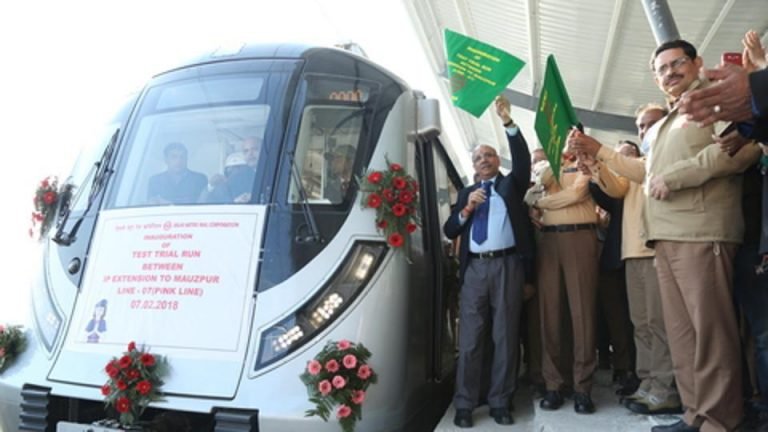 Delhi Metro | DMRC starts test runs on Pink Line between I.P. Extension and Maujpur