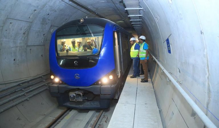 Chennai Metro | CMRL starts trial run between Saidapet and AG-DMS