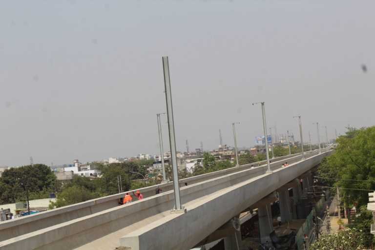 Lucknow Metro | 75% Of Viaduct Construction Completed by LMRC Between KD SINGH Station and Munshipulia