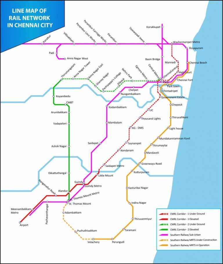Five Firms Bids to Prepare DPR for Chennai Metro Line-4’s Extension to Parandur Airport