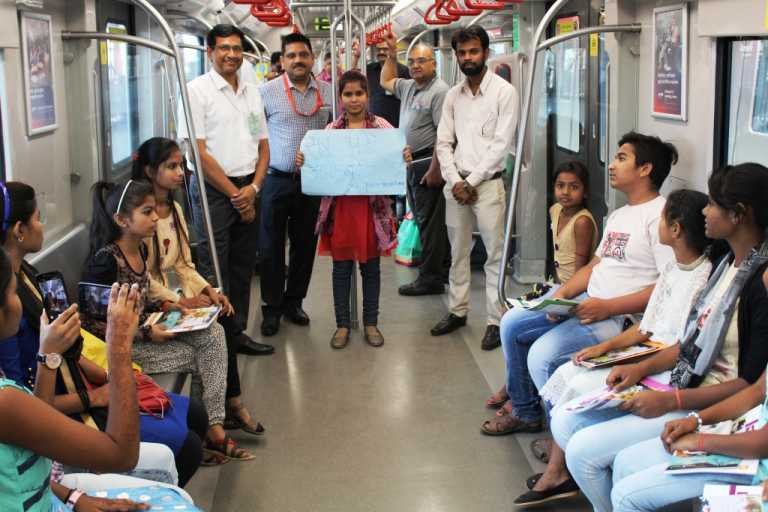 Lucknow Metro | LMRC organises Joyride for underprivileged children