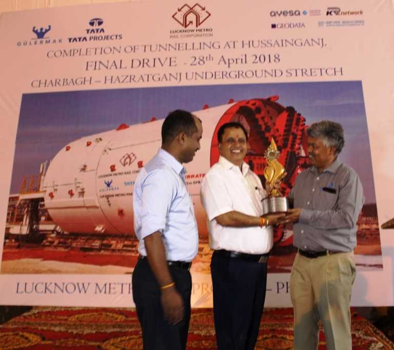 Lucknow Metro | TBM GANGA & GOMTI complete metro tunneling in a historic record time