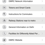 Delhi metro rail app in IOS