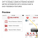 delhi metro rail app in IOS