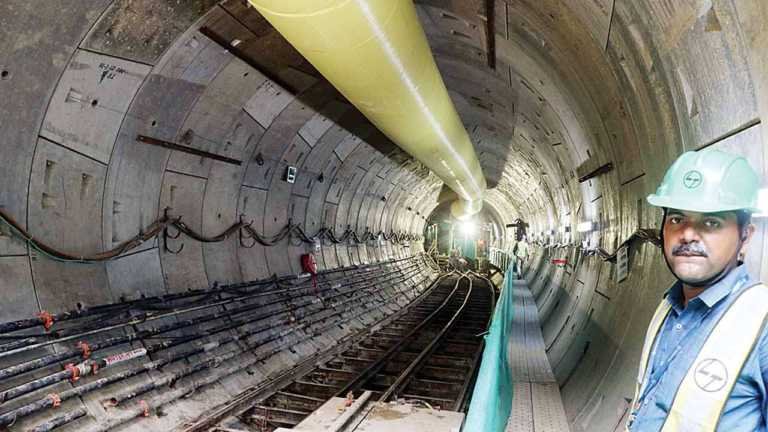 Ahmedabad Metro | Underground tunnel construction work halt due to sinkhole