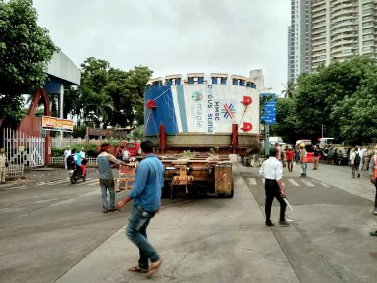 Mumbai Metro | MMRC lowers 10 Tunneling Boring Machine in Colaba-Bandra-SEEPZ line