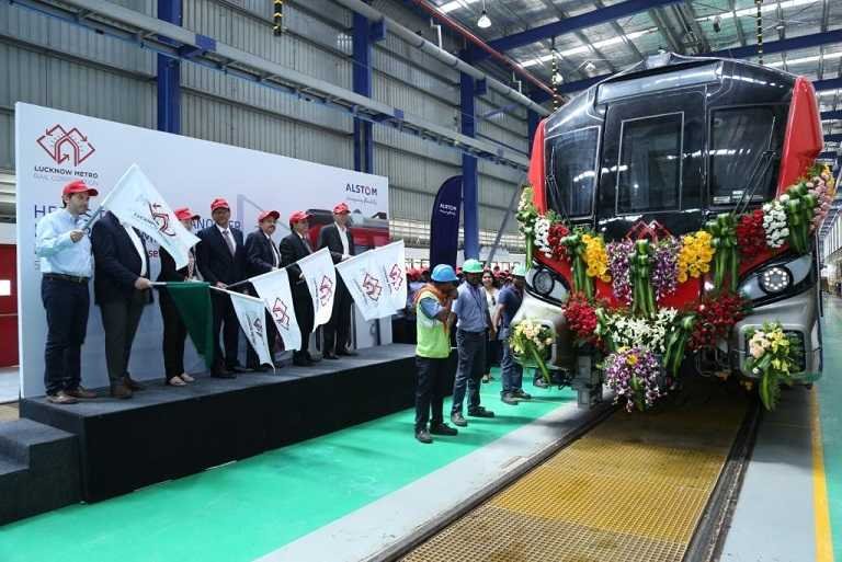 Lucknow Metro | ALSTOM dispatches last metro train set to LMRC from Sri City factory