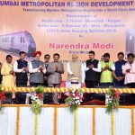 PM Narendra Modi lays foundation stone of two metro corridors — Thane-Bhiwandi-Kalyan Metro&Dahisar-Mira-Bhayander Metro and CIDCO housing scheme in Maharashtra.