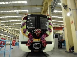 CRRC Manufactured and designed Nagpur Metro Train