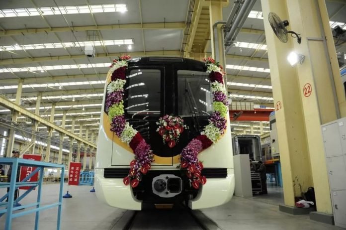 CRRC Manufactured and designed Nagpur Metro Train