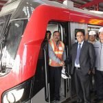 Kumar Keshav, MD- LMRC with the team during the trial runs of the remaining section of North South Corridor.