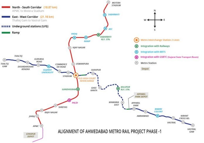 PM Modi To Inaugurate First Phase Of Ahmedabad Metro On March 4 ...