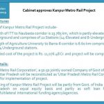 Cabnet Approves Kanpur Metro Rail Project