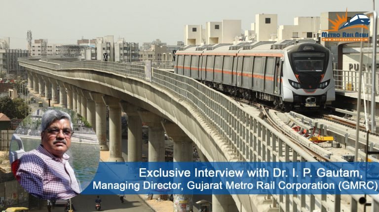 Dr. I. P.  Gautam, MD, GMRC shared an overview of Ahmedabad Metro Project