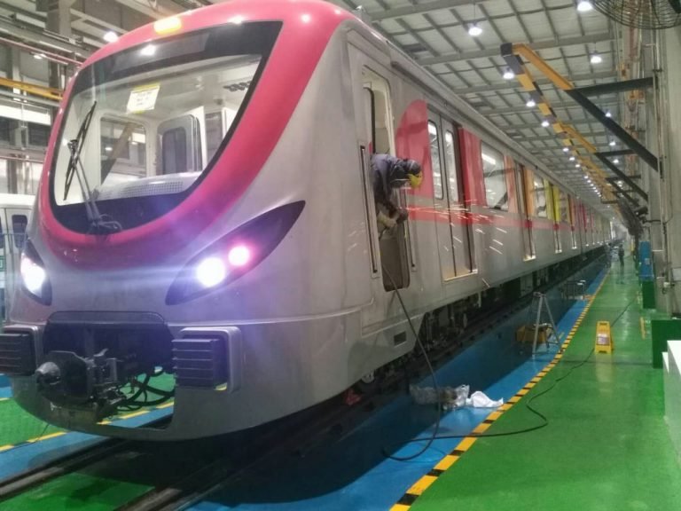 Navi Mumbai Metro Receives two metro trains