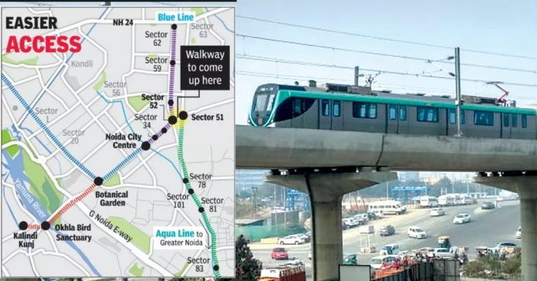 Senior citizens demand a bridge to link Aqua with Blue lines