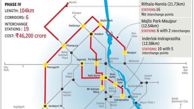 delhi metro phase 4 inauguration