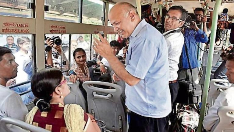 Cabinet note finalized on a free bus ride for women in Delhi