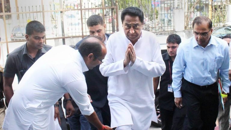 CM Kamal Nath performs ground-breaking for Indore metro rail