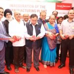 Dr V.K. Saraswat (Member, Niti Aayog) and Dr. Neeraj Sinha (Adviser, Science & Technology) during the ribbon cutting ceremony at the Prama Hikvision’s Manufacturing Facility on Tuesday in Vasai.