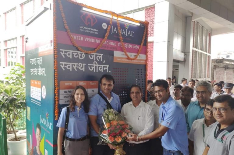 24×7 Drinking Water ATM Inaugurated at Lekhraj Metro Station