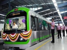 BMRCL added 6-coach trains on Green Line