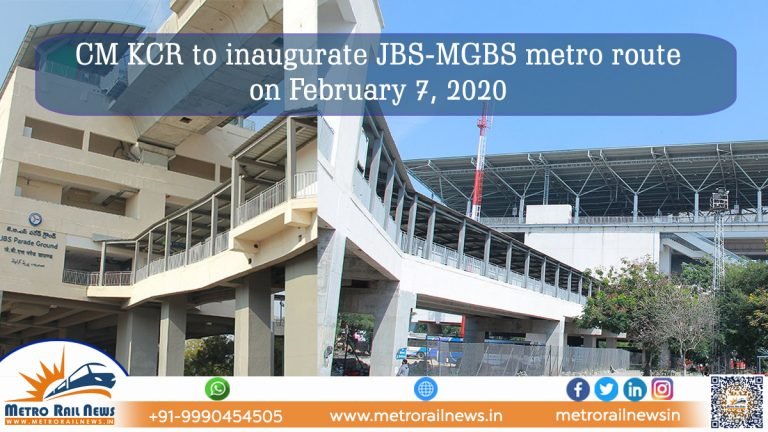Telangana CM KCR to inaugurate JBS-MGBS corridor on Feb 7, 2020