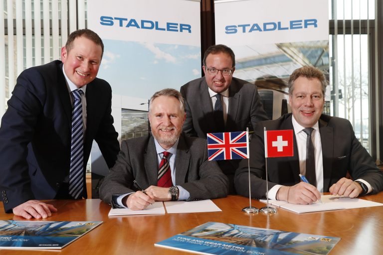 Nexus awards Stadler a contract worth 700 million pounds to deliver 42 metro trains