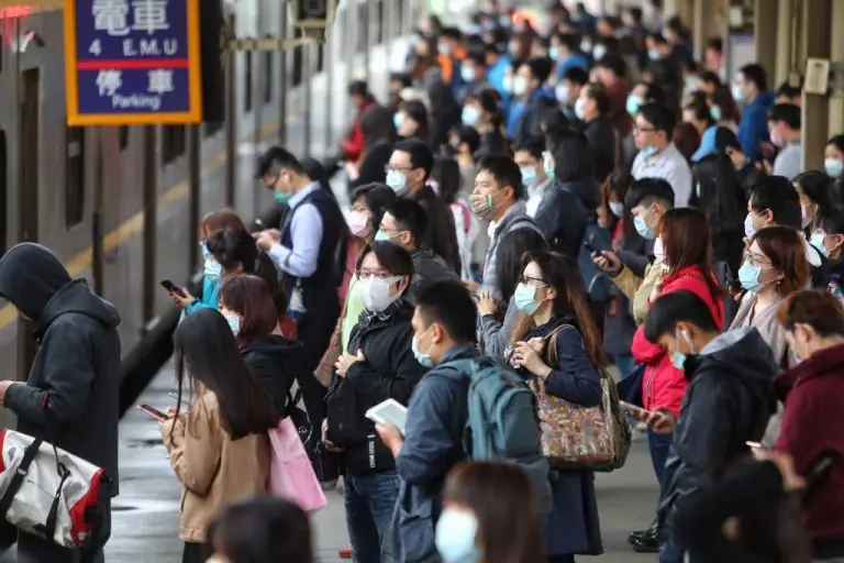 Taiwan does the masks necessary on the rail & inter-city buses