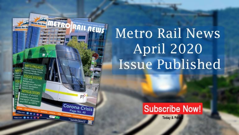 Metro Rail News April 2020: Corona Crisis Issue Published