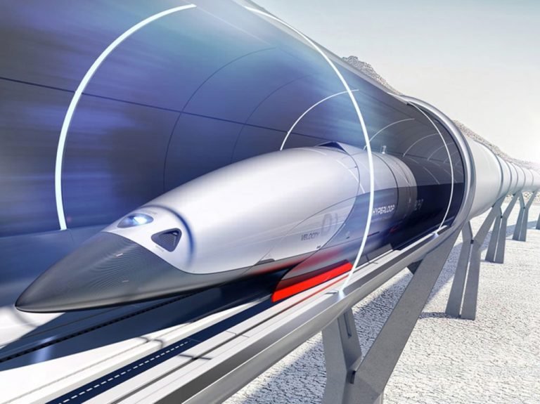 Hyperloop network from Paris-Amsterdam in 90 minutes