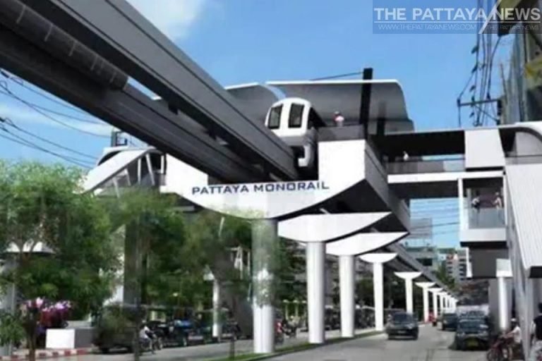 Monorail plan for a 9 km revealed by Pattaya City
