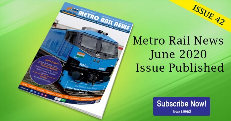 Metro Rail News June 2020 issue published
