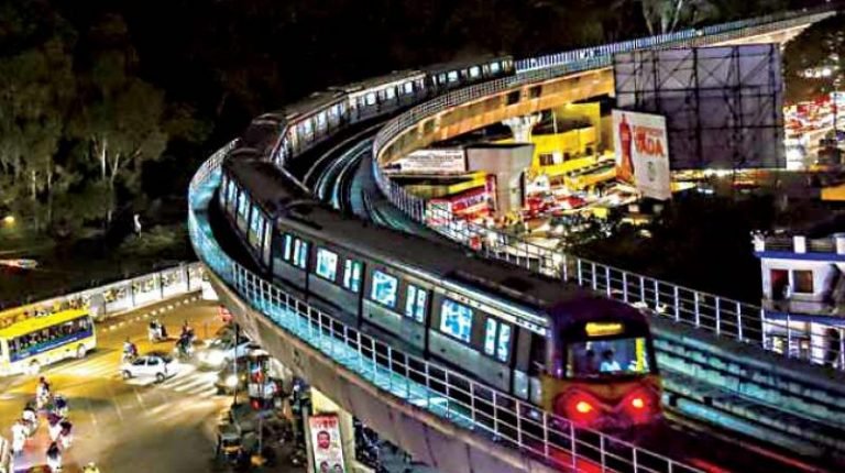 Bengaluru Metro much-awaited flyover near KR Puram received a significant fillip