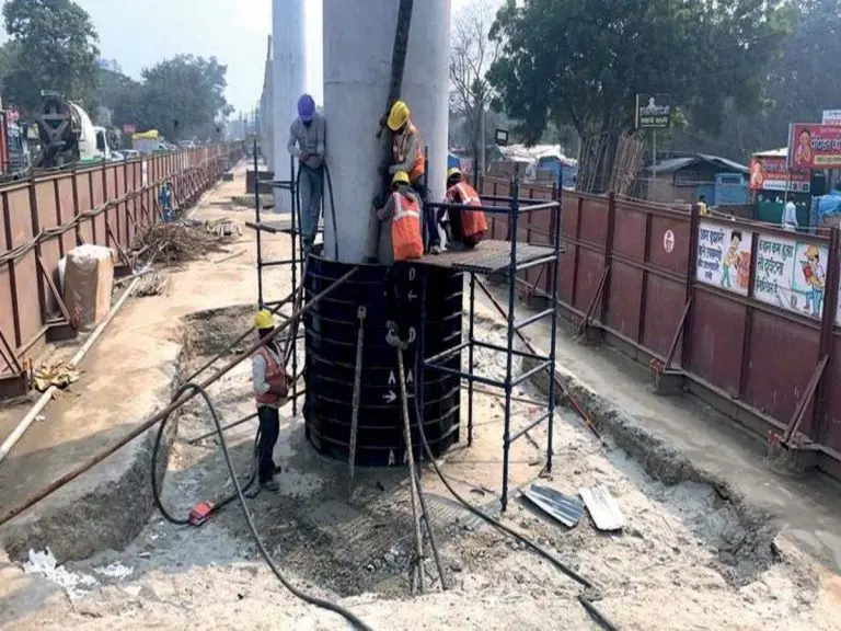 Kanpur metro construction gained momentum after lockdown Kanpur metro construction gained momentum after lockdown