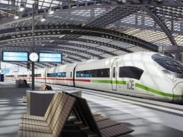 ICE high-speed trains. Photocopy Right: Siemens Mobility