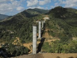 Indian Railways constructing world's tallest pier bridge in Manipur.