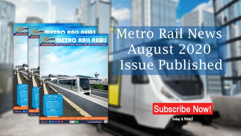Metro Rail News August 2020 Issue published