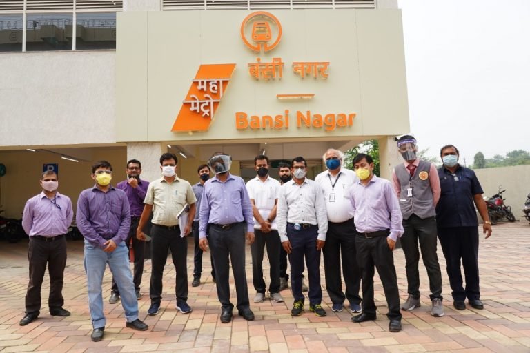 CMRS Inspect Four Stations of Nagpur Metro Project, Applauds the metro officials
