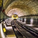 Metro inside Tunnel