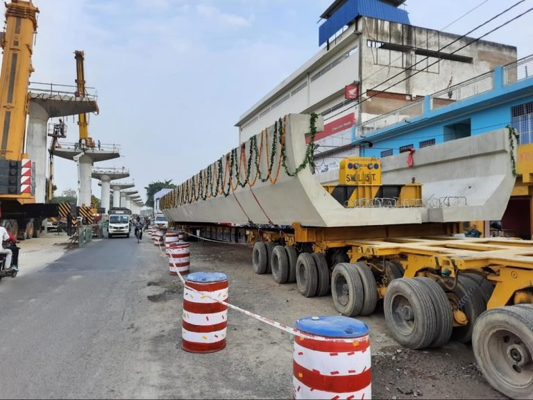 Kanpur Metro Completes a Century of U-Girder Erection in less than three months