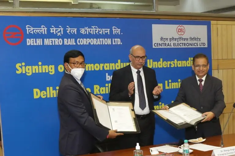 DMRC And CEL To Develop Various Indigenous Rail Engineering & System Technologies Under ‘Make In India’ Initiative DMRC And CEL To Develop Various Indigenous Rail Engineering & System Technologies Under ‘Make In India’ Initiative