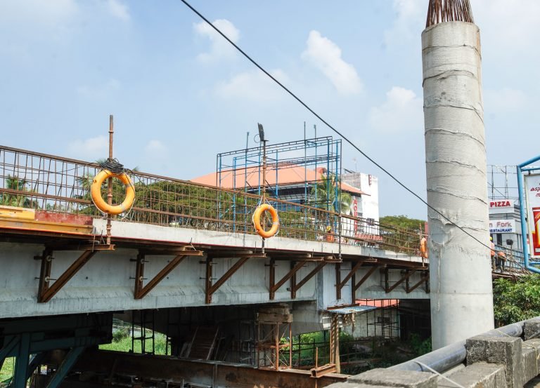 Construction of the Panamkutty Bridge of KMRL to Get Over Soon